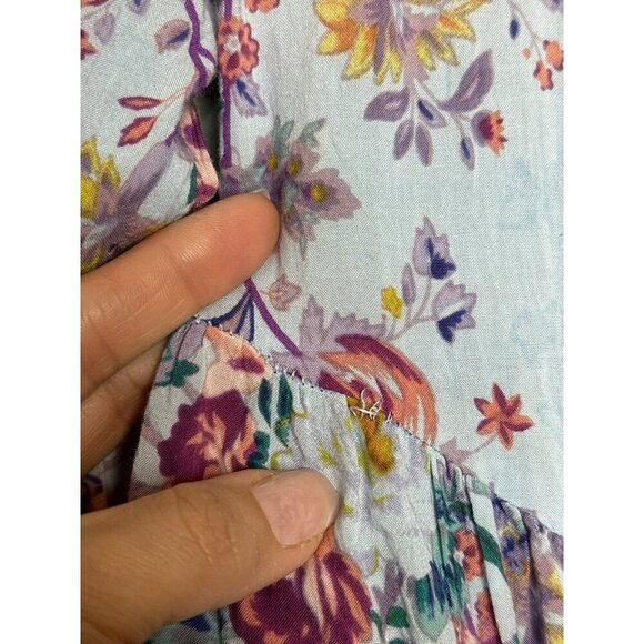 Jak & Peppar Girls 7 Floral Boho Western Fairy Duster Kimono - Picture 4 of 10